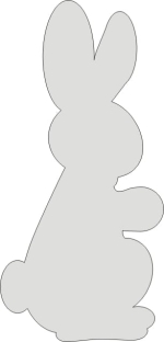 Zajączek 7 x 15 cm