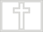 AKK Krzyż centralnie 11,2x15 cm