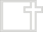 AKK Krzyż brzegowo - 11,2x15 cm