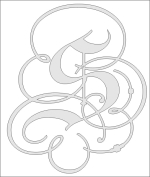 "S" monogram ozdobny 