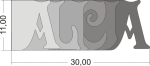 Wordbook ALICJA 11x30 cm