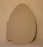 Jajo z brzegiem 22x15 cm