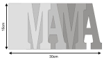 Wordbook MAMA 15x30 cm