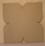 Kwadratowa koniczyna 15x15 cm