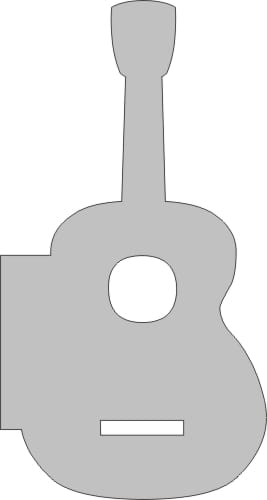 Gitara maxi z otworami