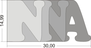Wordbook NINA 15x30 cm